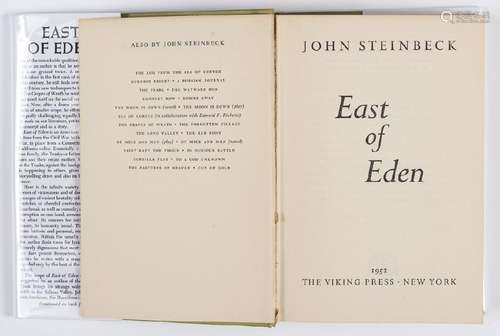 Steinbeck, John East of Eden, Viking Press 1952