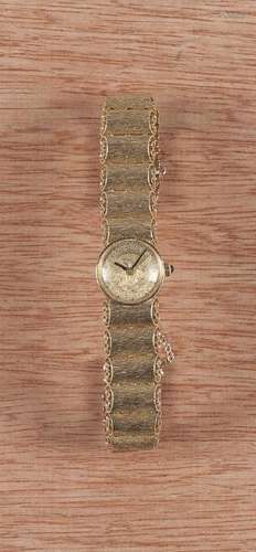 Lucien Piccard 14K yellow gold ladies wrist watch