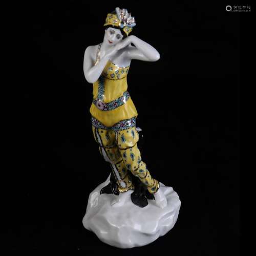 Russian Porcelain Figure, Possibly Lomonosov