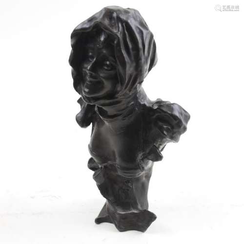 Miniature Bronze Female Sculpture