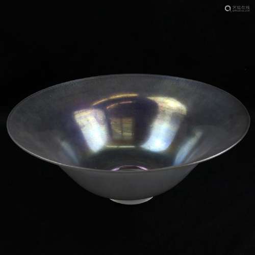 Iridescent Glass Large Bowl