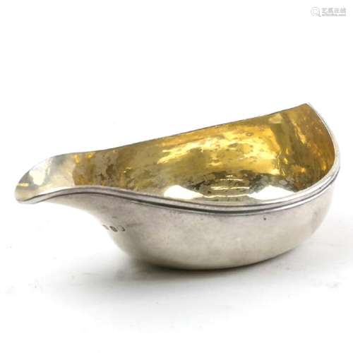 George III Parcel Gilt Sterling Pap Boat