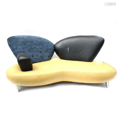 Poltromec Leather Sofa