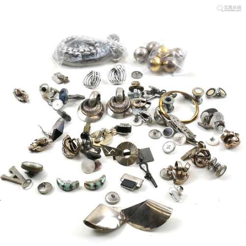 70+ Pieces Costume Jewelry Including Sterling