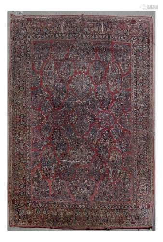 Wool Sarouk Rug