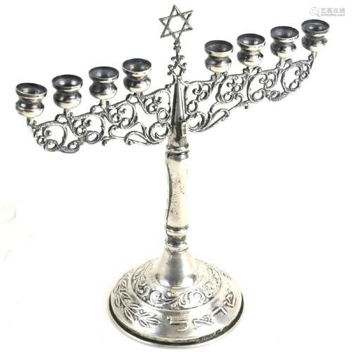 Continental .800 Standard Silver Small Menorah