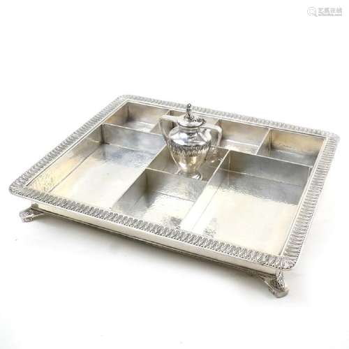 American Sterling Cigar Smoker's Rectangular Compendium