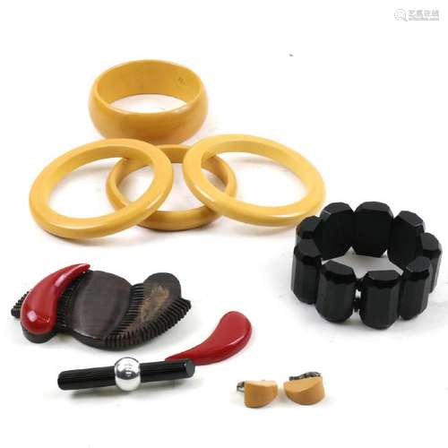 Group of Bakelite Jewelry