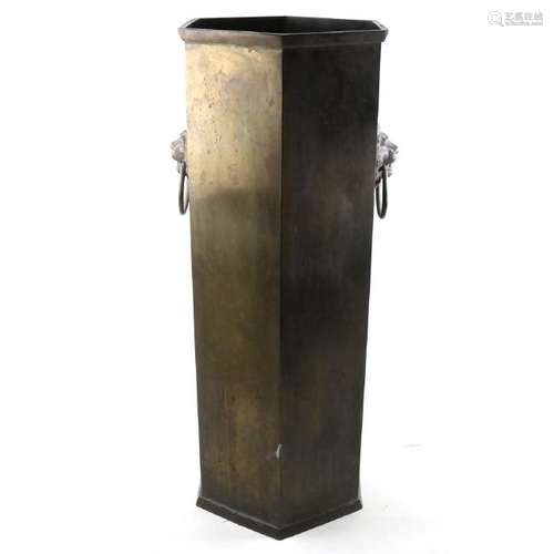 English Copper Umbrella Stand