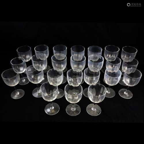 Baccarat Stemware, 24 Pieces 