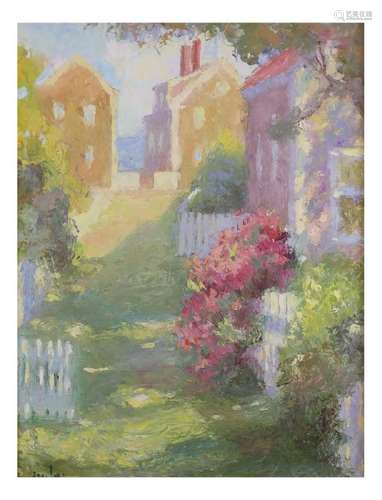 Hilda Neily (American, 20th Century) Framed Shaded Path