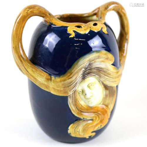 Minton-Style Two Faced Vase