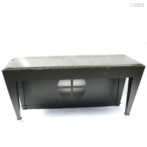 Contemporary Granite Console Table