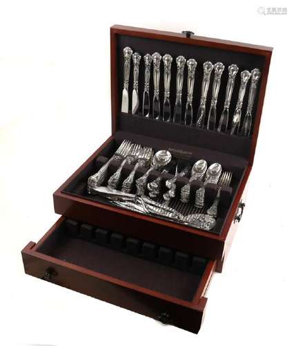 100pc: Gorham Mfg. Sterling Chantilly Pattern Flatware