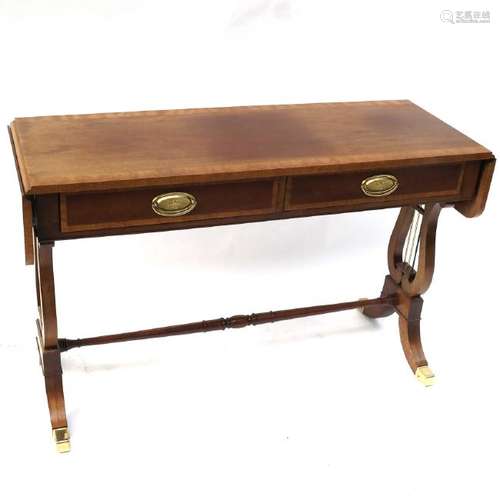 Regency-Style Sofa Table by Baker