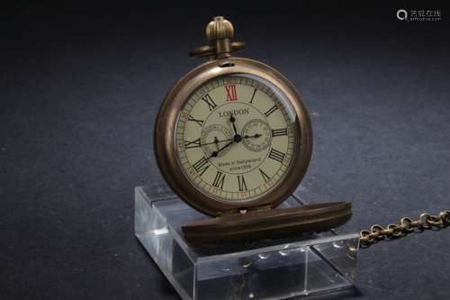 An Estate Chinese Pocket-watch Display