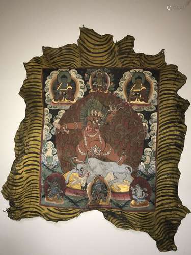 An Estate Thangka Display