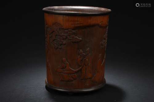 Chinese Bamboo Brushpot