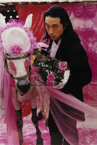 王晋（中國 B.1962）與騾子結婚