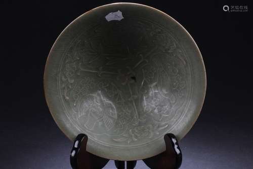 A Chinese Anicent-framing Porcelain Plate