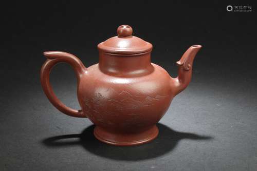 A Ewer-desgin Chinese Estate Tea Pot