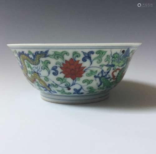 CHINESE DOUCAI BOWL