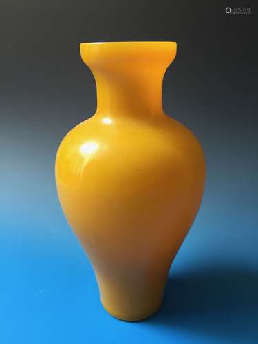 OLD PEKING GLASS VASE