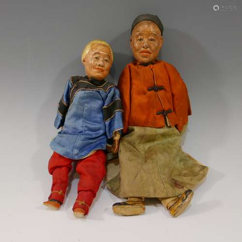 ANTIQUE CHINESE DOLLS - CIRCA 1900