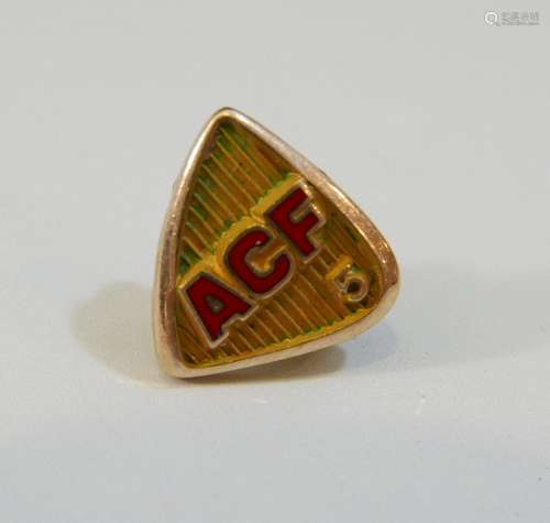 14K GOLD FRATERNAL ORDER LAPEL PIN