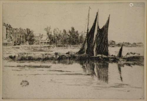 WHISTLER, James A. McNeill. Etching 