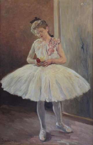 HENDEL. Oil on Canvas. Ballerina, 1913.