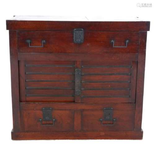 Tansu with Iron Fittings