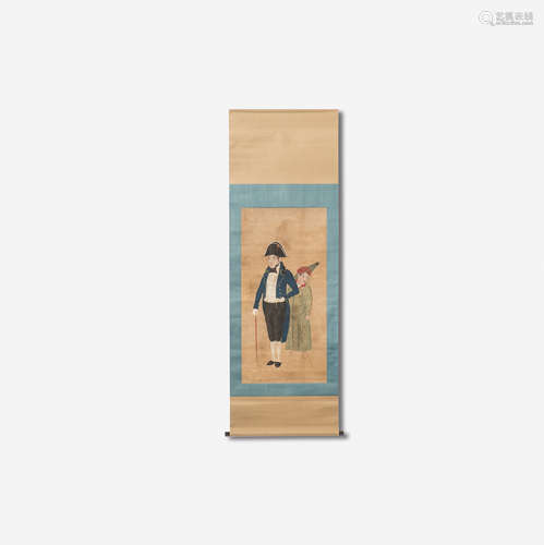 A Japanese hanging scroll, kakemono