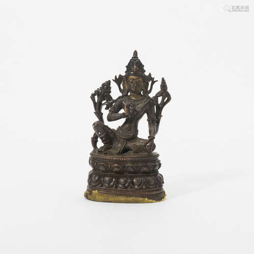 A Tibetan bronze figure of Tara