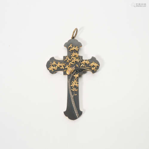 A Japanese metal sawasa cross