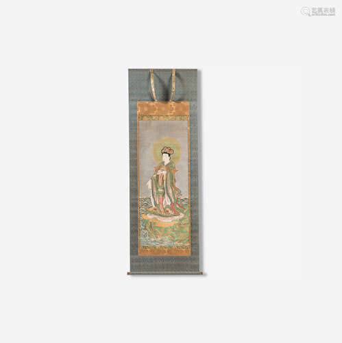 A Japanese hanging scroll, kakemono