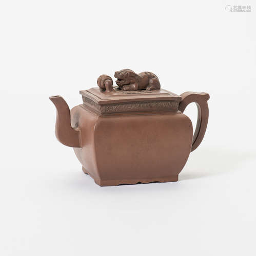 A Chinese Yixing teapot and cover