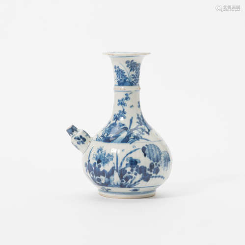 A Chinese blue and white kendi