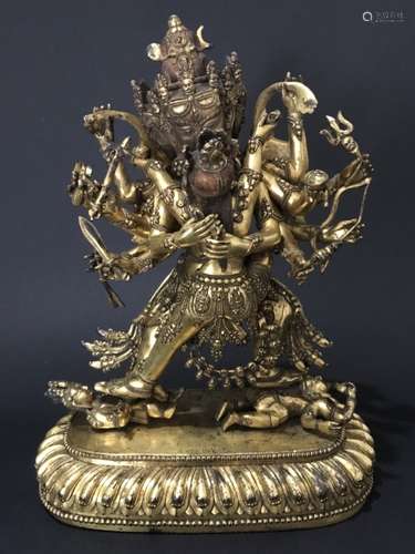 A Bronze Gilt Buddha