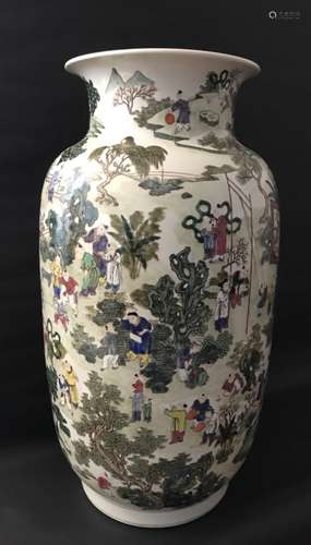 Chinese Republic, A Famille Rose Vase