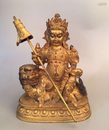 A Gilt Bronze Buddha Figure