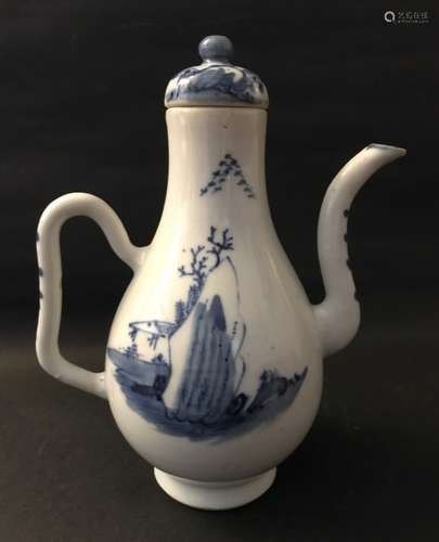 Qing D., A Blue and white Teapot