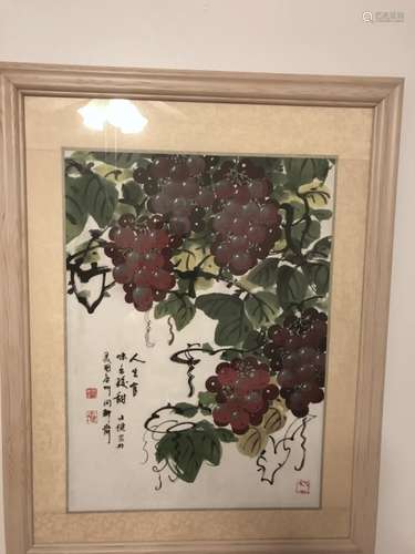 A Chinese Ink Color Painting