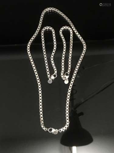 Tiffany&Co Silver Necklace and Bracelet