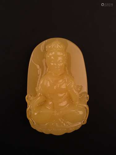 The Honey Bee Guanyin Pendant