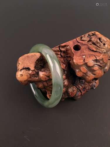 A Green Jade Bangle