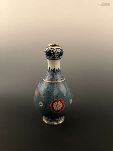 Chinese Cloisonne Flower Vase