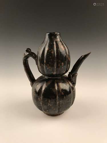 Chinese Bronze Dots Pitcher