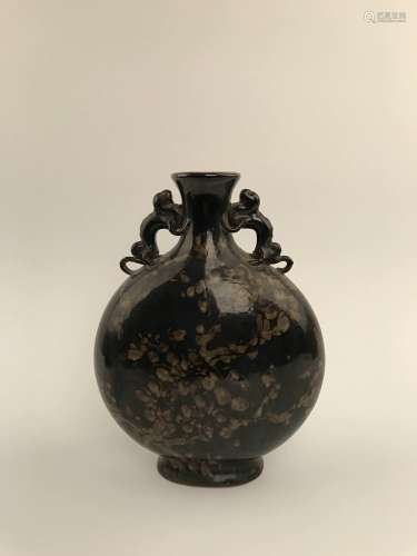 Chinese Antique Moon Flask Vase