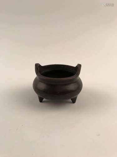Chinese Bronze Censer With Qianlong Mark